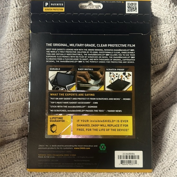 Invisible Shield ZAGG IPad Mini Screen Protector NEW - Picture 2 of 4